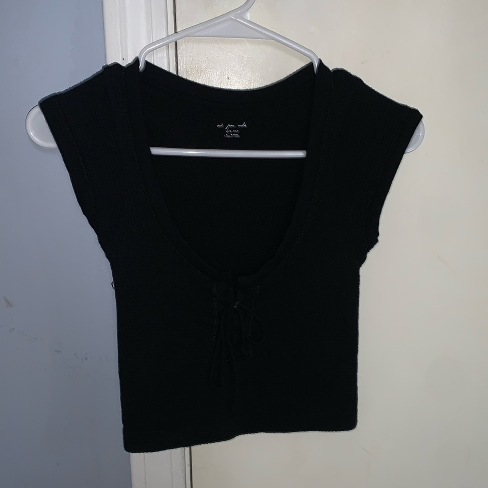 URBAN OUTFITTERS Out From Under Knockout Seamless Lace-Up Top